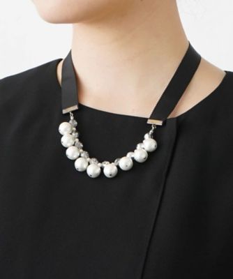 ＜Leilian (Women)＞コットンパールネックレス