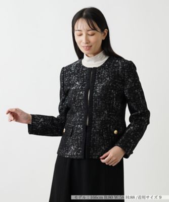 ＜Leilian (Women)＞ジャケット【ＲＯＣＨＡＳ　Ｐｒｅｍｉｅｒｅ】