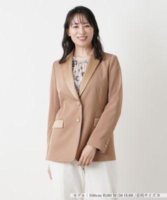 ＜BOURGE (Women)＞切替テーラードジャケット【ＮＥＷ　ＦＯＲＭＡＬ】