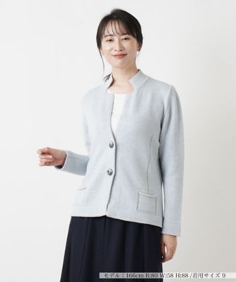 ＜Leilian (Women)＞ラメニットジャケット