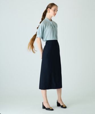 PLEATSPLEASE タイトスカート ロングスカート ネイビー S～M 楽天市場】ロングスカート レディース ストライプ スカート