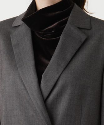 新品ヘリンボーンダブルジャケット NATION / ウールヘリンボーンダブルジャケット / BEIGE