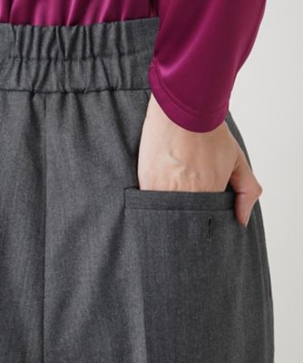 ヘリンボーンワイドパンツ