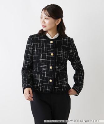 ＜Leilian (Women)＞ジャケット【ＲＯＣＨＡＳ　Ｐｒｅｍｉｅｒｅ】
