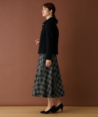 異素材切替ジップジャケット【ROCHAS Premiere】|レリアン