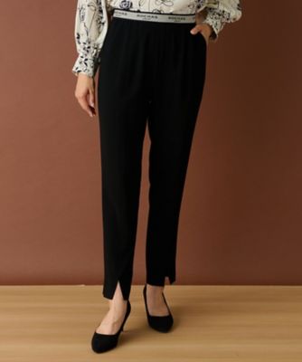 ＜Leilian (Women)＞【ＲＯＣＨＡＳ　Ｐｒｅｍｉｅｒｅ】スリット入りパンツ