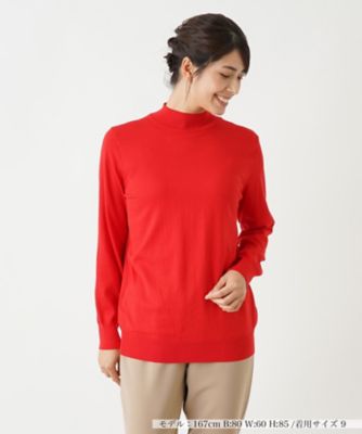 leilian レリアン　カシミヤ100 長袖ニット　タートルネック　M leilian レリアン カシミヤ100 長袖ニット タートルネック
