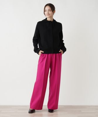 ツータックワイドパンツ【ＴＨＥ　ＮＥＷ】【Ｌｅｉｌｉａｎ　ＷＨＩＴＥ　ＬＡＢＥＬ】
