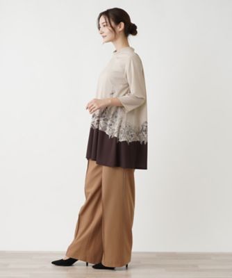 ツータックワイドパンツ【ＴＨＥ　ＮＥＷ】【Ｌｅｉｌｉａｎ　ＷＨＩＴＥ　ＬＡＢＥＬ】