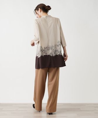 ツータックワイドパンツ【ＴＨＥ　ＮＥＷ】【Ｌｅｉｌｉａｎ　ＷＨＩＴＥ　ＬＡＢＥＬ】