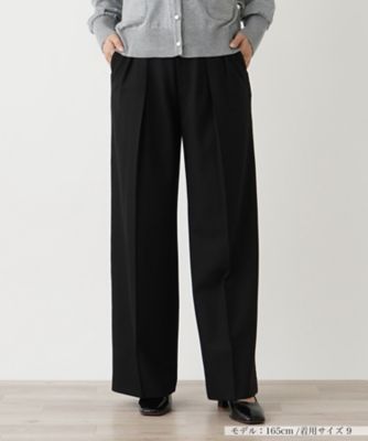 ツータックワイドパンツ【ＴＨＥ　ＮＥＷ】【Ｌｅｉｌｉａｎ　ＷＨＩＴＥ　ＬＡＢＥＬ】