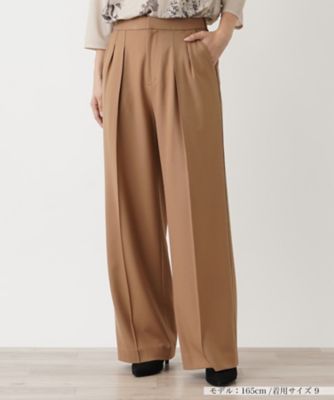 ツータックワイドパンツ【ＴＨＥ　ＮＥＷ】【Ｌｅｉｌｉａｎ　ＷＨＩＴＥ　ＬＡＢＥＬ】