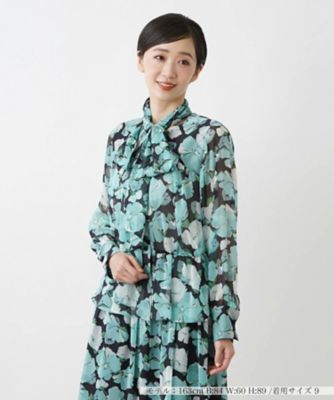 ＜BOURGE (Women)＞ボウタイブラウス