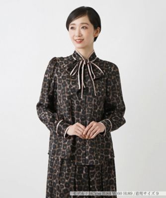＜BOURGE (Women)＞ボウタイブラウス