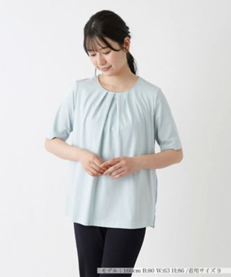 ＜Leilian (Women)＞バック切替えブラウス【Ｌｅｉｌｉａｎ　ＷＨＩＴＥ　ＬＡＢＥＬ】