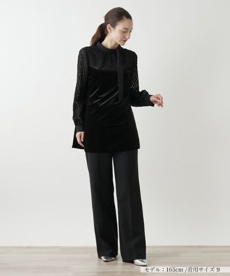 切替ボウタイブラウス【セレモニー】 | Leilian (Women