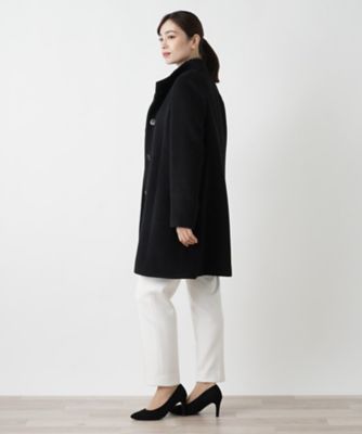 アルパカ混スタンドカラーコート | Leilian (Women)/レリアン | 三越