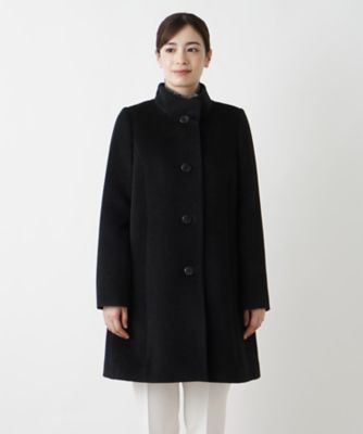 アルパカ混スタンドカラーコート | Leilian (Women)/レリアン | 三越