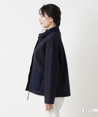 ニット切替比翼ジャケット | Leilian (Women)/レリアン | 三越伊勢丹