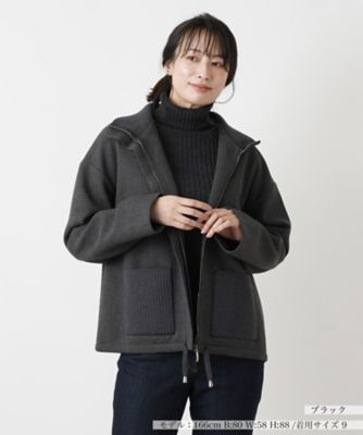 ニット切替比翼ジャケット | Leilian (Women)/レリアン | 三越