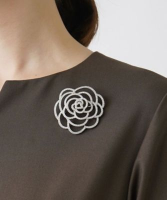 ＜Leilian (Women)＞フラワーモチーフブローチ