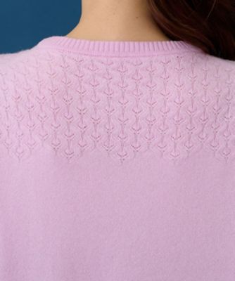 洗えるカシミヤプルオーバーニット