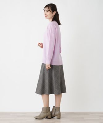 洗えるカシミヤプルオーバーニット
