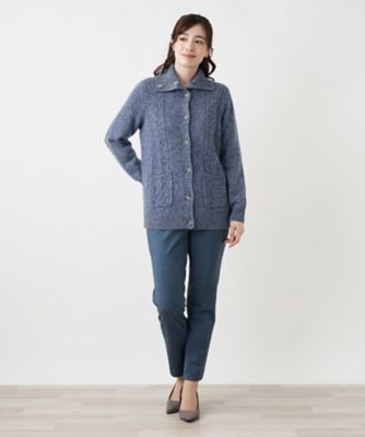 カシミヤニットカーディガン