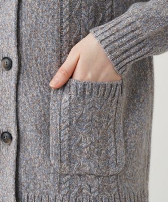 カシミヤニットカーディガン