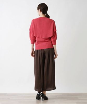 洗えるセーターアンサンブル【ＴＨＥ　ＮＥＷ】【Ｌｅｉｌｉａｎ　ＷＨＩＴＥ　ＬＡＢＥＬ】
