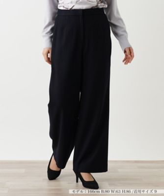 ＜Leilian (Women)＞ワイドパンツ【Ｌｅｉｌｉａｎ　ＷＨＩＴＥ　ＬＡＢＥＬ】
