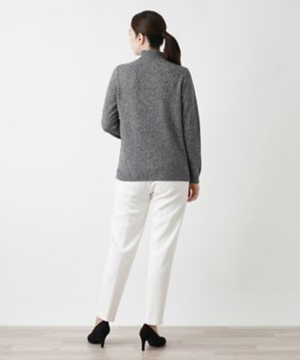 カシミヤハイネックニット【Ｌｅｉｌｉａｎ　ＷＨＩＴＥ　ＬＡＢＥＬ】【ＢＩＡＧＩＯＬＩ】