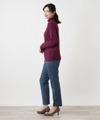 カシミヤハイネックニット【Ｌｅｉｌｉａｎ　ＷＨＩＴＥ　ＬＡＢＥＬ】【ＢＩＡＧＩＯＬＩ】