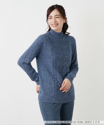 カシミヤハイネックニット【Ｌｅｉｌｉａｎ　ＷＨＩＴＥ　ＬＡＢＥＬ】【ＢＩＡＧＩＯＬＩ】