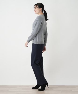 クルーネックニット【Ｌｅｉｌｉａｎ　ＷＨＩＴＥ　ＬＡＢＥＬ】