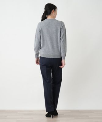 クルーネックニット【Ｌｅｉｌｉａｎ　ＷＨＩＴＥ　ＬＡＢＥＬ】