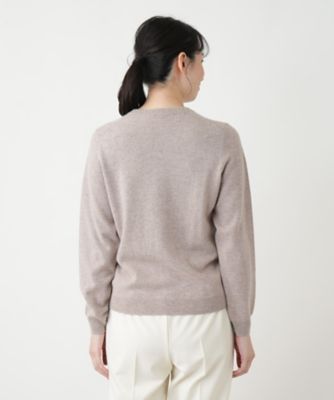 クルーネックニット【Ｌｅｉｌｉａｎ　ＷＨＩＴＥ　ＬＡＢＥＬ】