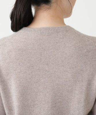 クルーネックニット【Ｌｅｉｌｉａｎ　ＷＨＩＴＥ　ＬＡＢＥＬ】