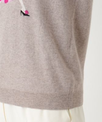 クルーネックニット【Ｌｅｉｌｉａｎ　ＷＨＩＴＥ　ＬＡＢＥＬ】