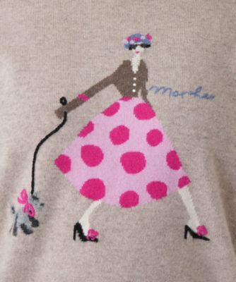 クルーネックニット【Ｌｅｉｌｉａｎ　ＷＨＩＴＥ　ＬＡＢＥＬ】