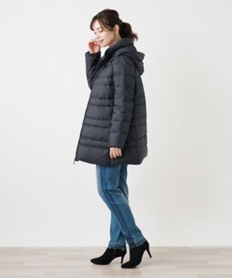 フーデッドダウンコート【Leilian WHITE LABEL
