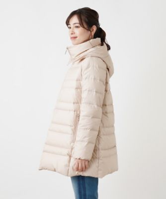 フーデッドダウンコート【Leilian WHITE LABEL