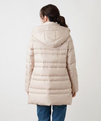 フーデッドダウンコート【Leilian WHITE LABEL