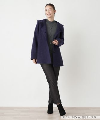 フーデッドショートコート【Ｌｅｉｌｉａｎ　ＷＨＩＴＥ　ＬＡＢＥＬ】