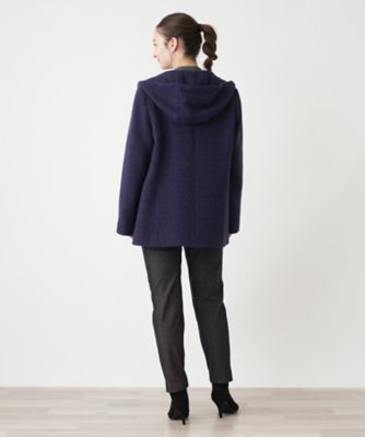 フーデッドショートコート【Ｌｅｉｌｉａｎ　ＷＨＩＴＥ　ＬＡＢＥＬ】