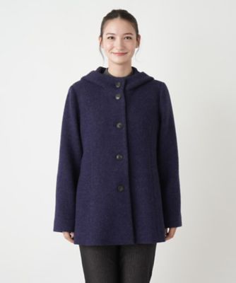 フーデッドショートコート【Ｌｅｉｌｉａｎ　ＷＨＩＴＥ　ＬＡＢＥＬ】