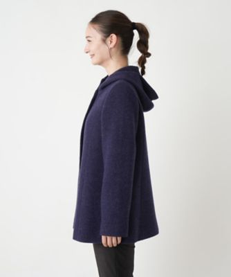 フーデッドショートコート【Ｌｅｉｌｉａｎ　ＷＨＩＴＥ　ＬＡＢＥＬ】