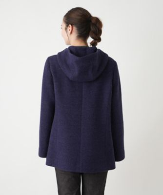 フーデッドショートコート【Ｌｅｉｌｉａｎ　ＷＨＩＴＥ　ＬＡＢＥＬ】