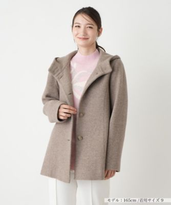 フーデッドショートコート【Ｌｅｉｌｉａｎ　ＷＨＩＴＥ　ＬＡＢＥＬ】