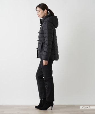 極美品　Leilian レリアン　ダウンジャケット ホワイト　アウター ダウン フーデッドダウンジャケット【Leilian WHITE